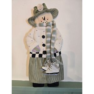 Miss Heather's Plum Pudding Snowman by Heather Hykes Winter Ice Skating